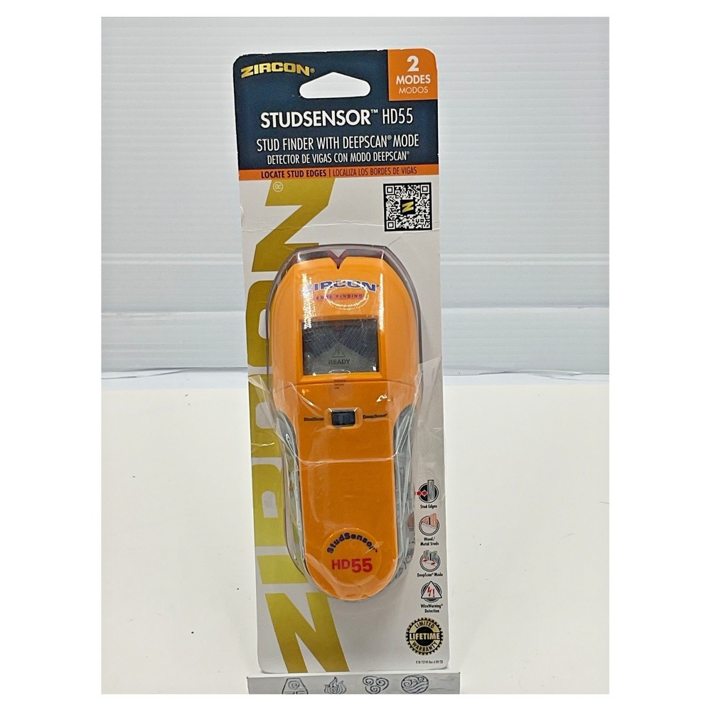 Zircon StudSensor HD55 Stud Finder with‎ DeepScan Mode